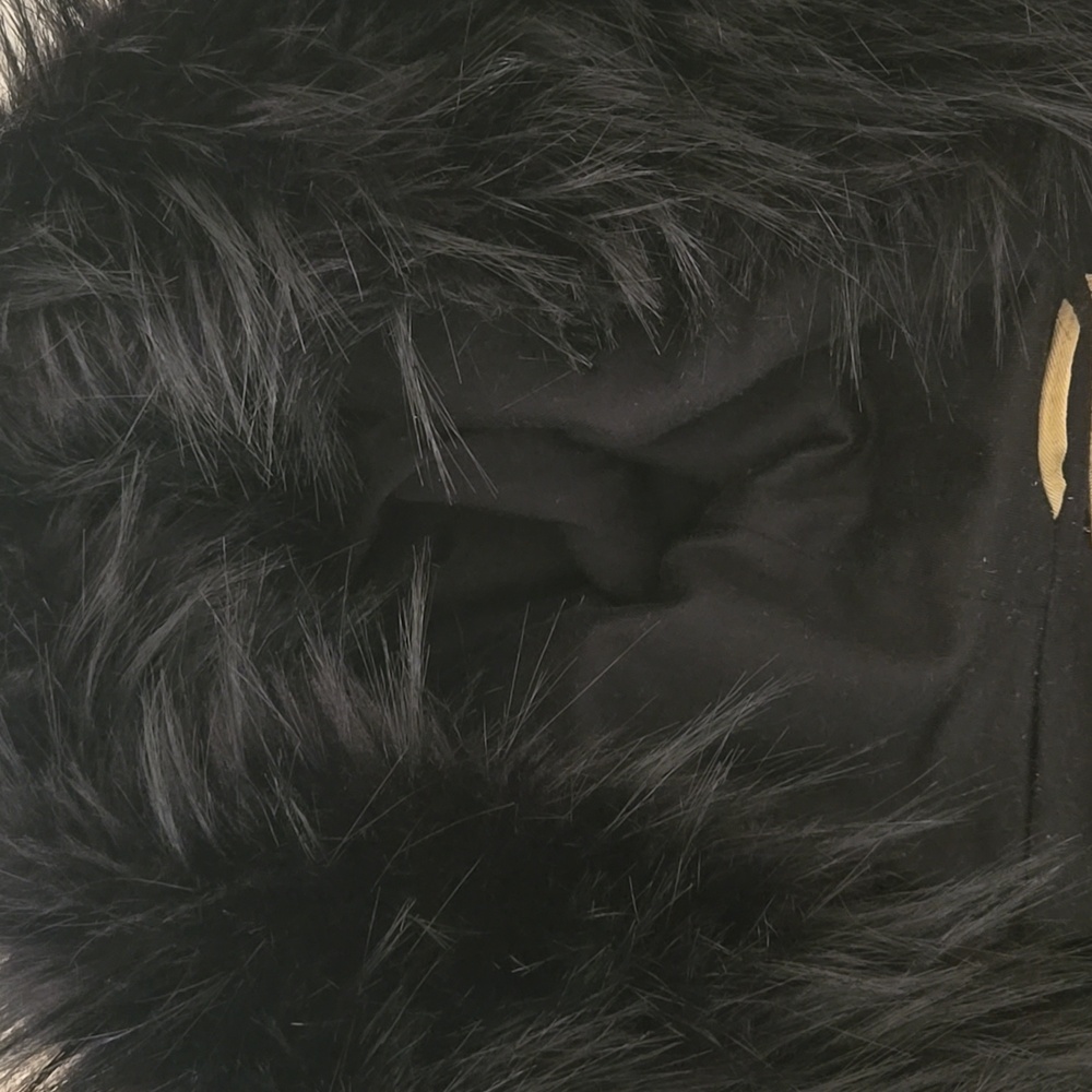 Ann Taylor LOFT Olive Faux Fur Hooded Jacket - Picture 16 of 16